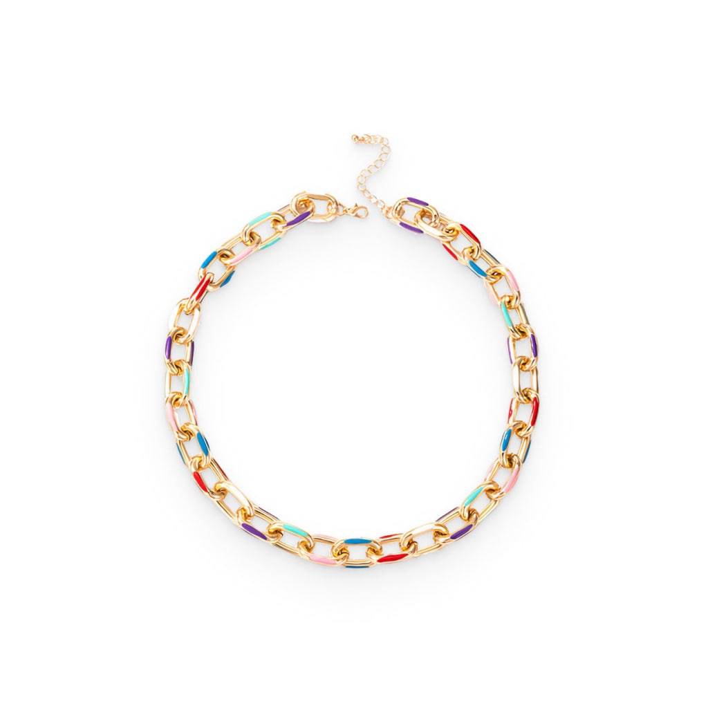 Colorful Cable Chain Fashion Accessories Jewelry Colorful Cable Chain Fashion Accessories Jewelry
