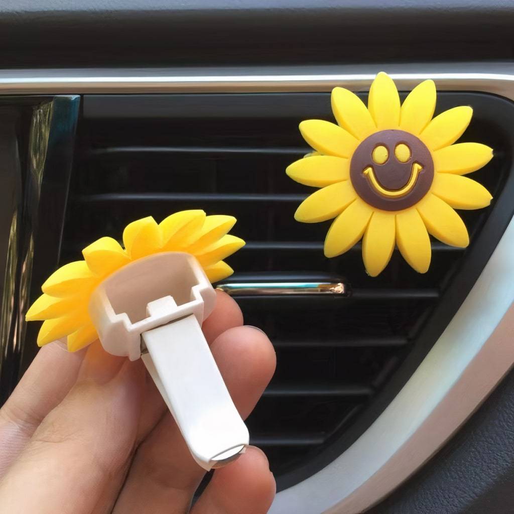 Clip-On Sunflower Air Freshener Auto Accessories Clip-On Sunflower Air Freshener Auto Accessories