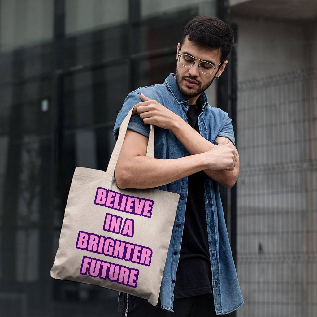 Believe Small Tote Bag – Cool Shopping Bag – Graphic Tote Bag Fashion Accessories Tote Bags Believe Small Tote Bag - Cool Shopping Bag - Graphic Tote Bag Fashion Accessories Tote Bags