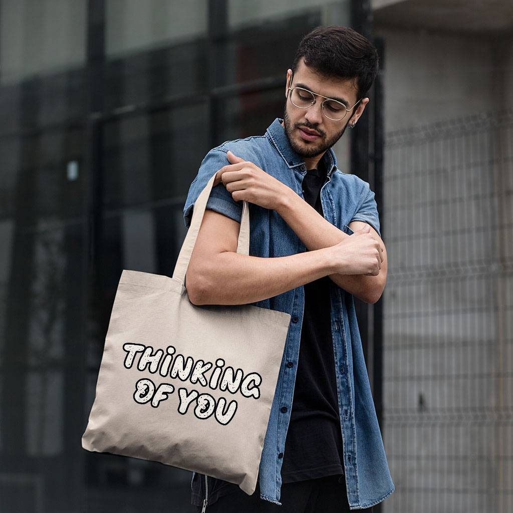 Thinking Of You Small Tote Bag – Cute Shopping Bag – Trendy Tote Bag Fashion Accessories Tote Bags Thinking Of You Small Tote Bag - Cute Shopping Bag - Trendy Tote Bag Fashion Accessories Tote Bags