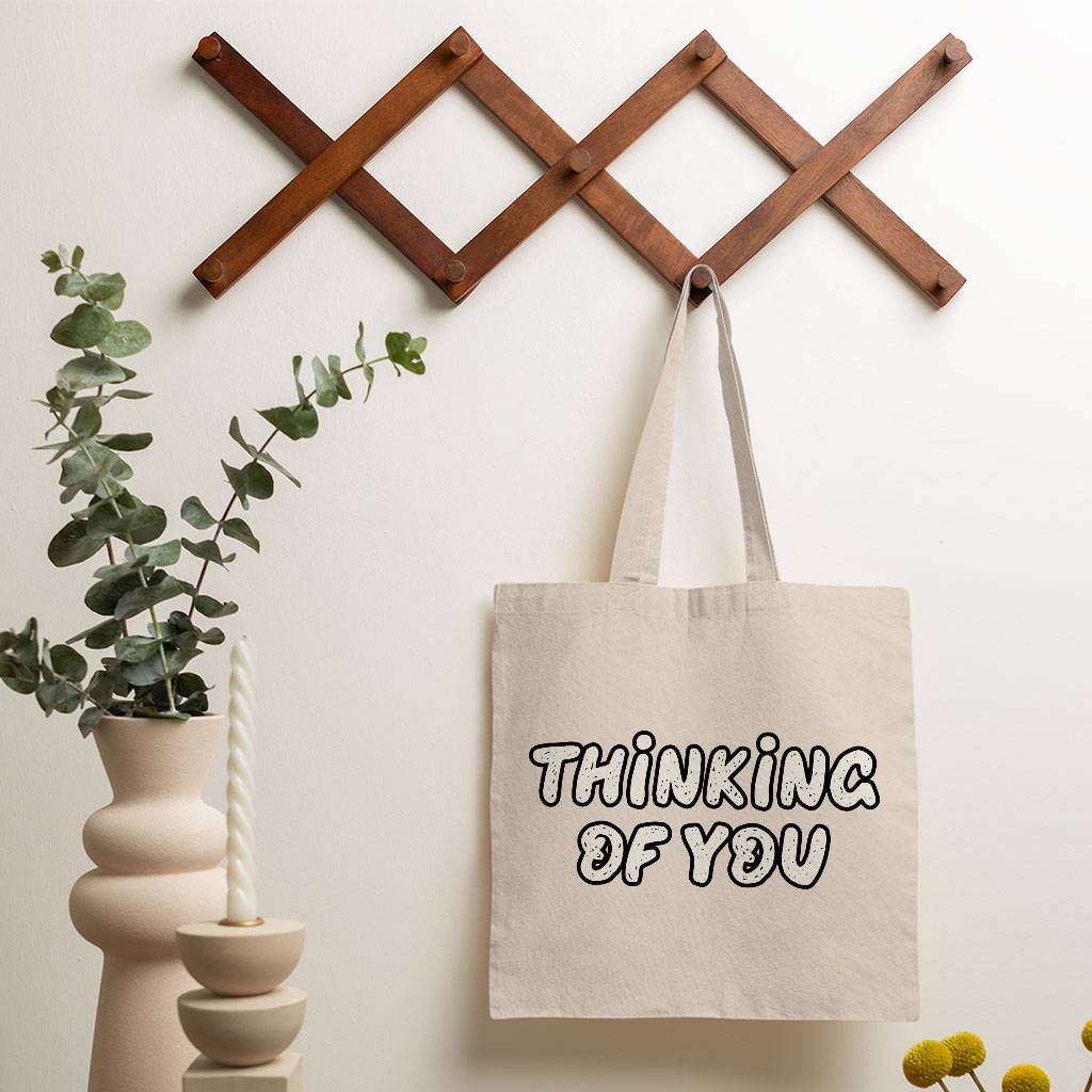 Thinking Of You Small Tote Bag – Cute Shopping Bag – Trendy Tote Bag Fashion Accessories Tote Bags Thinking Of You Small Tote Bag - Cute Shopping Bag - Trendy Tote Bag Fashion Accessories Tote Bags