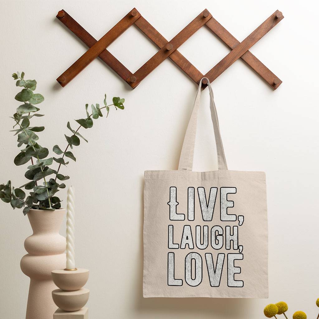 Live Laugh Love Small Tote Bag – Trendy Shopping Bag – Cool Tote Bag Fashion Accessories Tote Bags Live Laugh Love Small Tote Bag - Trendy Shopping Bag - Cool Tote Bag Fashion Accessories Tote Bags