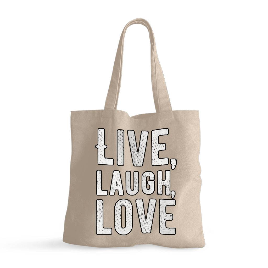 Live Laugh Love Small Tote Bag – Trendy Shopping Bag – Cool Tote Bag Fashion Accessories Tote Bags Live Laugh Love Small Tote Bag - Trendy Shopping Bag - Cool Tote Bag Fashion Accessories Tote Bags