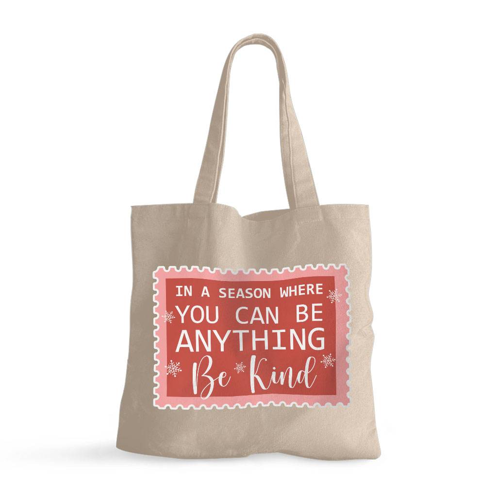 Be Kind Small Tote Bag – Christmas Quotes Shopping Bag – X-mas Tote Bag Fashion Accessories Tote Bags Be Kind Small Tote Bag - Christmas Quotes Shopping Bag - X-mas Tote Bag Fashion Accessories Tote Bags
