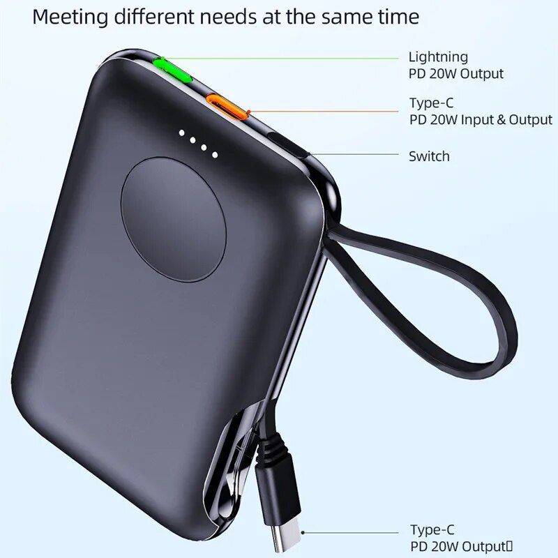 2-in-1 Portable Charger for Apple & Samsung Watches Electronics Power Banks Color : for Apple Watch|for Samsung Watch 2-in-1 Portable Charger for Apple & Samsung Watches Electronics Power Banks Color : for Apple Watch|for Samsung Watch