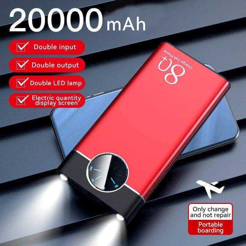 30,000mAh Super Fast Charging Power Bank with Digital Display & Multi-Port Compatibility Electronics Power Banks Color : Black|Blue|Red|LED Black|LED Blue|LED Red 30,000mAh Super Fast Charging Power Bank with Digital Display & Multi-Port Compatibility Electronics Power Banks Color : Black|Blue|Red|LED Black|LED Blue|LED Red