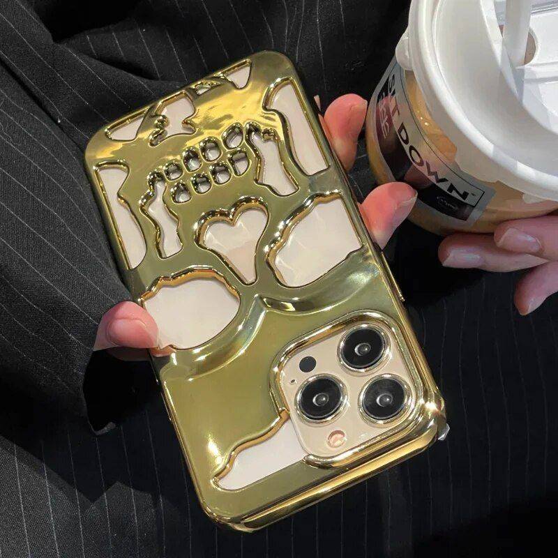 3D Skull Luxury Silicone Phone Case for iPhone Models – Shockproof with Mirror Film Fashion Accessories Phone Cases Compatibility : For iPhone 14|For iPhone 14Pro|For iPhone 14ProMax|For iPhone 14Plus|For iPhone 13|For iPhone 13Pro|For iPhone 13ProMax|For iPhone 12|For iPhone 12Pro|For iPhone 12ProMax|For iPhone 11|For iPhone 11ProMax|For iPhone 15|For iPhone 15Pro|For iPhone 15Plus|For iPhone 15ProMax 3D Skull Luxury Silicone Phone Case for iPhone Models - Shockproof with Mirror Film Fashion Accessories Phone Cases Compatibility : For iPhone 14|For iPhone 14Pro|For iPhone 14ProMax|For iPhone 14Plus|For iPhone 13|For iPhone 13Pro|For iPhone 13ProMax|For iPhone 12|For iPhone 12Pro|For iPhone 12ProMax|For iPhone 11|For iPhone 11ProMax|For iPhone 15|For iPhone 15Pro|For iPhone 15Plus|For iPhone 15ProMax
