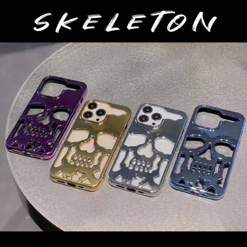 3D Skull Luxury Silicone Phone Case for iPhone Models – Shockproof with Mirror Film Fashion Accessories Phone Cases Compatibility : For iPhone 14|For iPhone 14Pro|For iPhone 14ProMax|For iPhone 14Plus|For iPhone 13|For iPhone 13Pro|For iPhone 13ProMax|For iPhone 12|For iPhone 12Pro|For iPhone 12ProMax|For iPhone 11|For iPhone 11ProMax|For iPhone 15|For iPhone 15Pro|For iPhone 15Plus|For iPhone 15ProMax 3D Skull Luxury Silicone Phone Case for iPhone Models - Shockproof with Mirror Film Fashion Accessories Phone Cases Compatibility : For iPhone 14|For iPhone 14Pro|For iPhone 14ProMax|For iPhone 14Plus|For iPhone 13|For iPhone 13Pro|For iPhone 13ProMax|For iPhone 12|For iPhone 12Pro|For iPhone 12ProMax|For iPhone 11|For iPhone 11ProMax|For iPhone 15|For iPhone 15Pro|For iPhone 15Plus|For iPhone 15ProMax