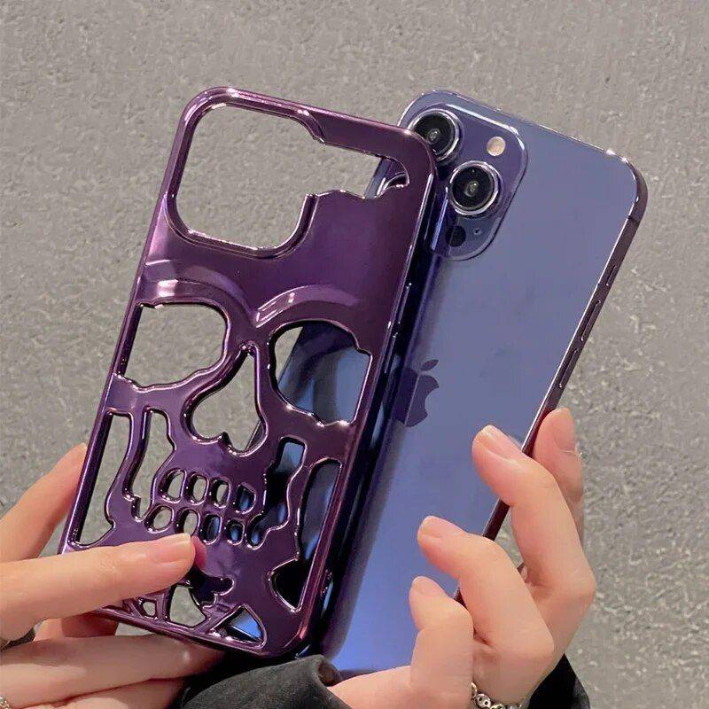 3D Skull Luxury Silicone Phone Case for iPhone Models – Shockproof with Mirror Film Fashion Accessories Phone Cases Compatibility : For iPhone 14|For iPhone 14Pro|For iPhone 14ProMax|For iPhone 14Plus|For iPhone 13|For iPhone 13Pro|For iPhone 13ProMax|For iPhone 12|For iPhone 12Pro|For iPhone 12ProMax|For iPhone 11|For iPhone 11ProMax|For iPhone 15|For iPhone 15Pro|For iPhone 15Plus|For iPhone 15ProMax 3D Skull Luxury Silicone Phone Case for iPhone Models - Shockproof with Mirror Film Fashion Accessories Phone Cases Compatibility : For iPhone 14|For iPhone 14Pro|For iPhone 14ProMax|For iPhone 14Plus|For iPhone 13|For iPhone 13Pro|For iPhone 13ProMax|For iPhone 12|For iPhone 12Pro|For iPhone 12ProMax|For iPhone 11|For iPhone 11ProMax|For iPhone 15|For iPhone 15Pro|For iPhone 15Plus|For iPhone 15ProMax