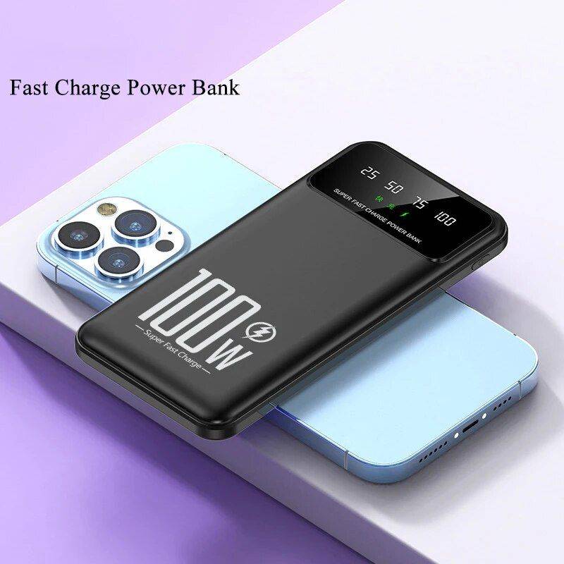 50,000mAh 100W Super Fast Charging Portable Power Bank with Dual LED & Digital Display Electronics Power Banks Color : White |Purple |Black |Pink 50,000mAh 100W Super Fast Charging Portable Power Bank with Dual LED & Digital Display Electronics Power Banks Color : White |Purple |Black |Pink