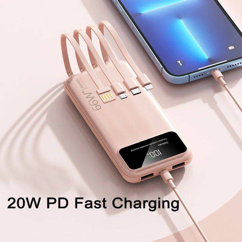 66W Ultra-Fast Charging Power Bank 30000mAh with LED Digital Display Electronics Power Banks Color : Black|Purple|White|Pink|Green 66W Ultra-Fast Charging Power Bank 30000mAh with LED Digital Display Electronics Power Banks Color : Black|Purple|White|Pink|Green