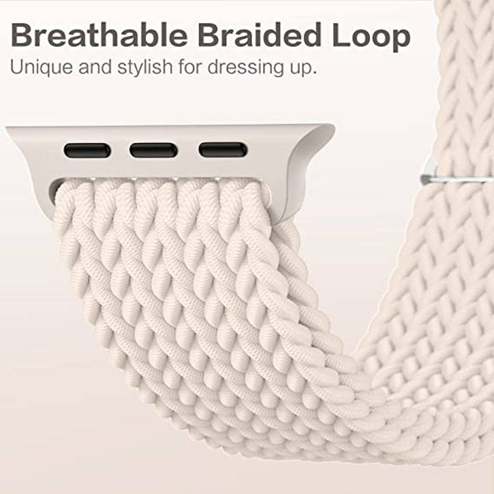 Braided Solo Loop Apple Watch Band – Compatible with Series 3 to 9 & SE Fashion Accessories New Arrivals Smartwatch Bands Color : Black|Green|Red|Pink |Beige|Blue|Orange|Gray|Red/Black|Black/Green|Rainbow|Black/White|Green Gradient|Orange Gradient|Purple Gradient Braided Solo Loop Apple Watch Band - Compatible with Series 3 to 9 & SE Fashion Accessories New Arrivals Smartwatch Bands Color : Black|Green|Red|Pink |Beige|Blue|Orange|Gray|Red/Black|Black/Green|Rainbow|Black/White|Green Gradient|Orange Gradient|Purple Gradient