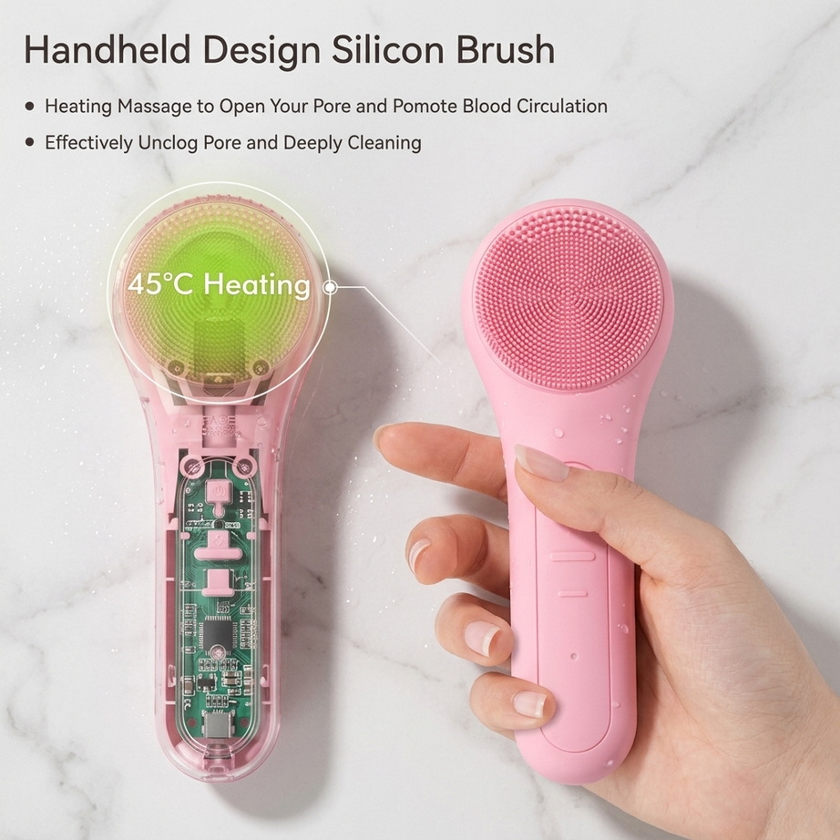 Electric Sonic Facial Cleansing Brush 002