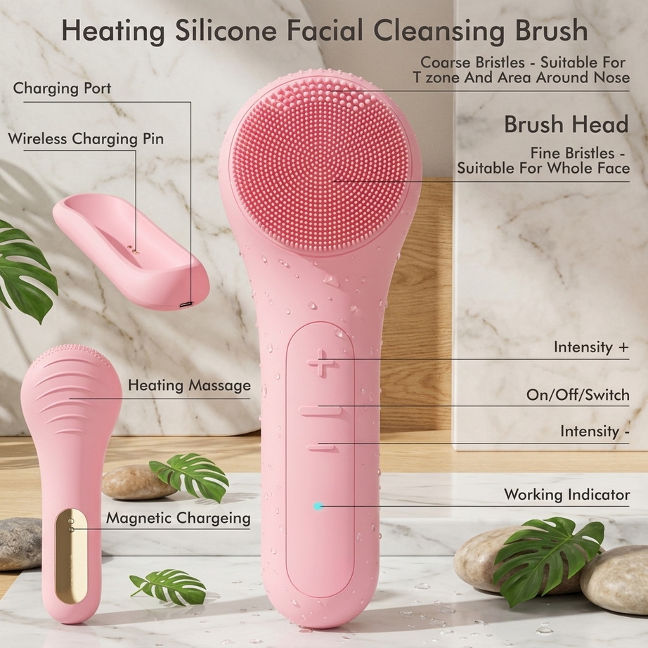 Electric Sonic Facial Cleansing Brush 004
