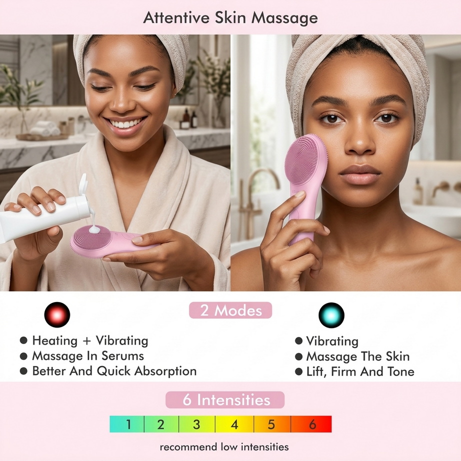 Electric Sonic Facial Cleansing Brush 005