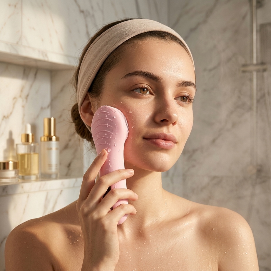 Electric Sonic Facial Cleansing Brush 007