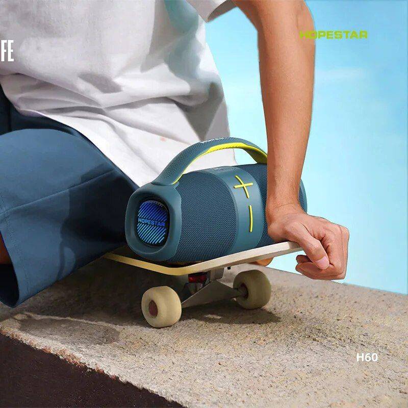 HOPESTAR H60: 40W Powerful Portable Boombox with Bluetooth Subwoofer and MP3 Player Bluetooth Speakers Electronics Color : Black|Green|Grey|Blue|Orange HOPESTAR H60: 40W Powerful Portable Boombox with Bluetooth Subwoofer and MP3 Player Bluetooth Speakers Electronics Color : Black|Green|Grey|Blue|Orange