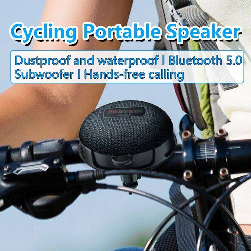 High-Power 8W Outdoor Bicycle Bluetooth Speaker with LED Display, IPX7 Waterproof & Long Battery Life Bluetooth Speakers Electronics Color : 8W MZ508|8W MZ500K|5W Blue MZ368|5W Red MZ368|5W camouflage MZ368|5W black MZ368 High-Power 8W Outdoor Bicycle Bluetooth Speaker with LED Display, IPX7 Waterproof & Long Battery Life Bluetooth Speakers Electronics Color : 8W MZ508|8W MZ500K|5W Blue MZ368|5W Red MZ368|5W camouflage MZ368|5W black MZ368