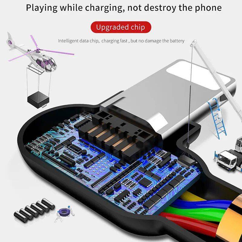 Lightning Fast Charging USB Cable Charging Cables Electronics Length : 0.5m (1.6ft)|1.2m (3.9ft)|1.8m (5.9ft)|3m (9.8ft) Lightning Fast Charging USB Cable Charging Cables Electronics Length : 0.5m (1.6ft)|1.2m (3.9ft)|1.8m (5.9ft)|3m (9.8ft)