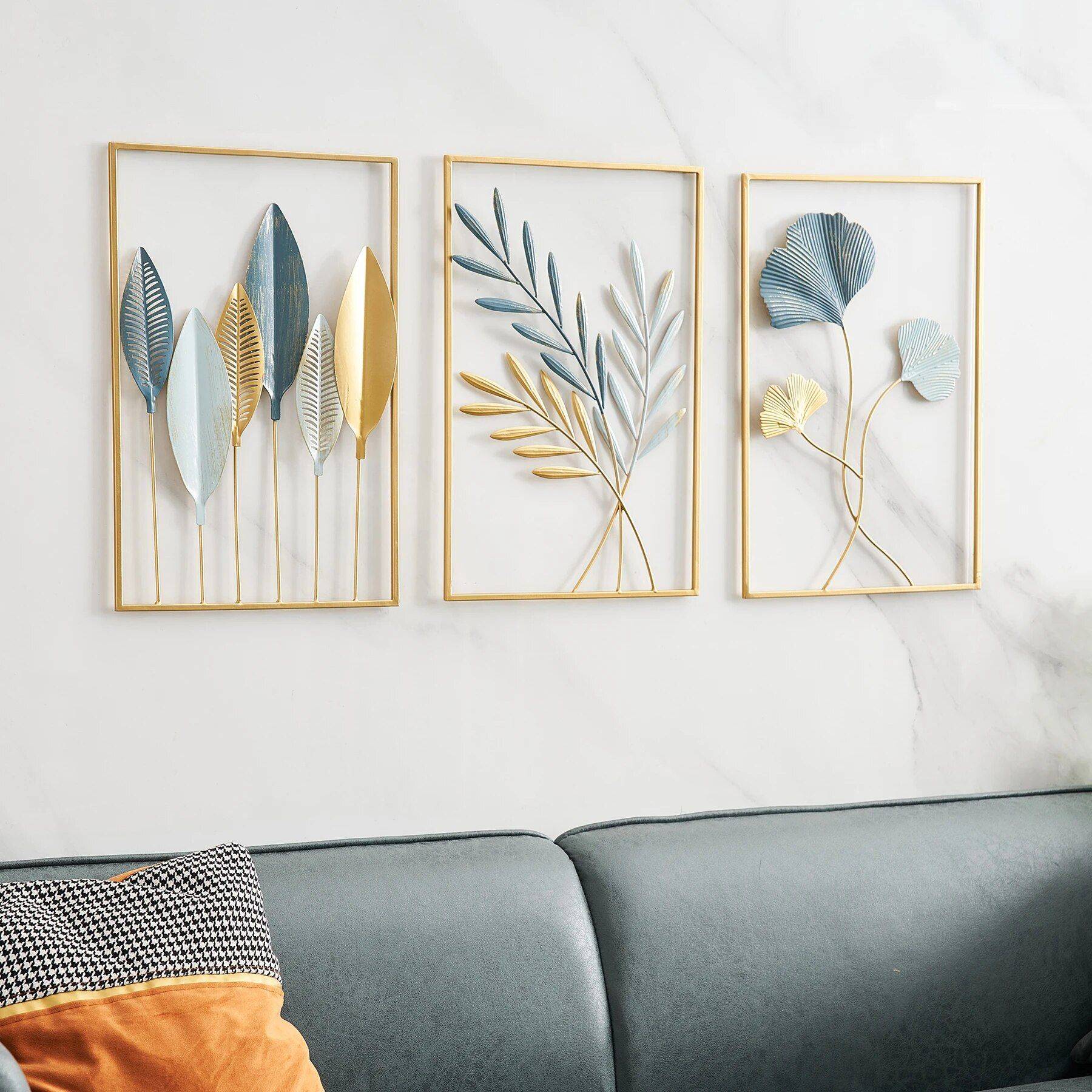 Modern Nordic Ginkgo Leaf Metal Wall Art Home New Arrivals Design : Color A|Color B|Color C|Color D|Color E|Color F|Color G|Color H|Color Gold A|Color Gold E|Color Gold H Modern Nordic Ginkgo Leaf Metal Wall Art Home New Arrivals Design : Color A|Color B|Color C|Color D|Color E|Color F|Color G|Color H|Color Gold A|Color Gold E|Color Gold H