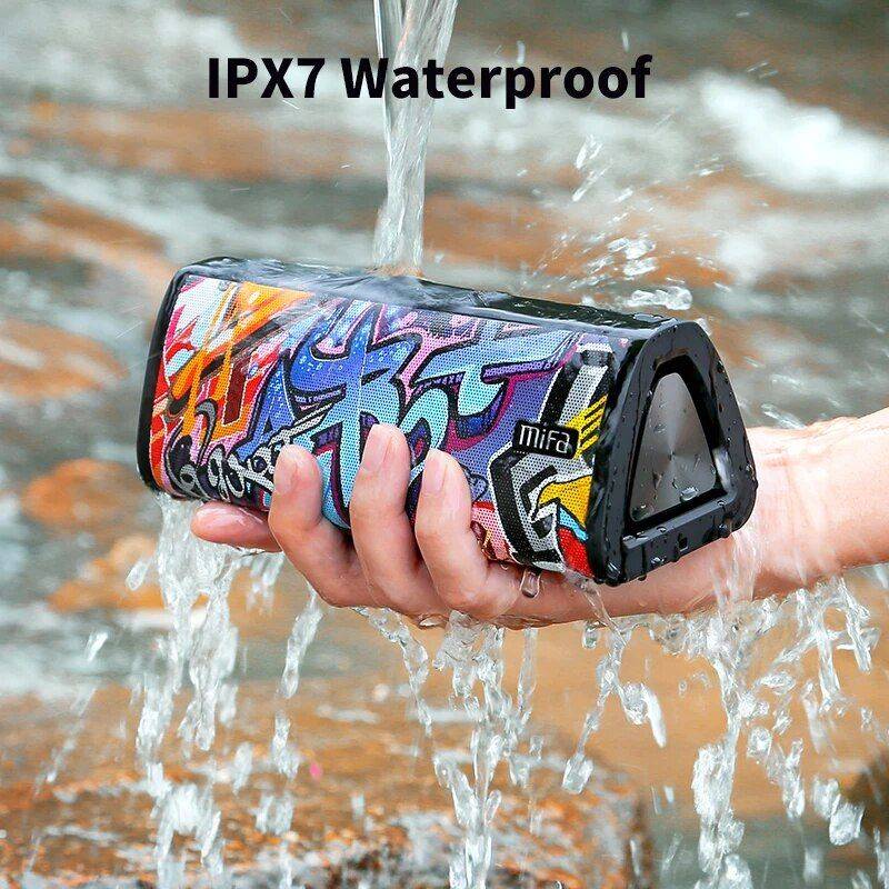 Portable 360° Stereo Bluetooth 5.0 Speaker with 24-Hour Playtime, IPX7 Waterproof & Unique Graffiti Art Bluetooth Speakers Electronics Color : Graffiti|Black Portable 360° Stereo Bluetooth 5.0 Speaker with 24-Hour Playtime, IPX7 Waterproof & Unique Graffiti Art Bluetooth Speakers Electronics Color : Graffiti|Black