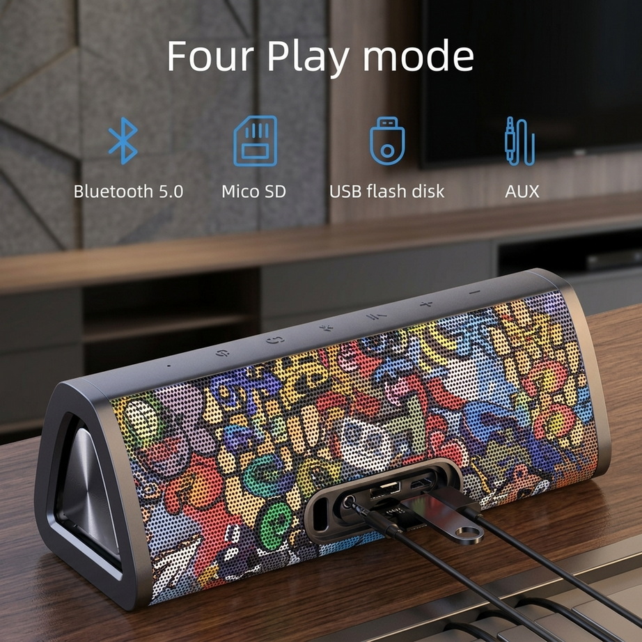 Portable Stereo Bluetooth Speaker 004