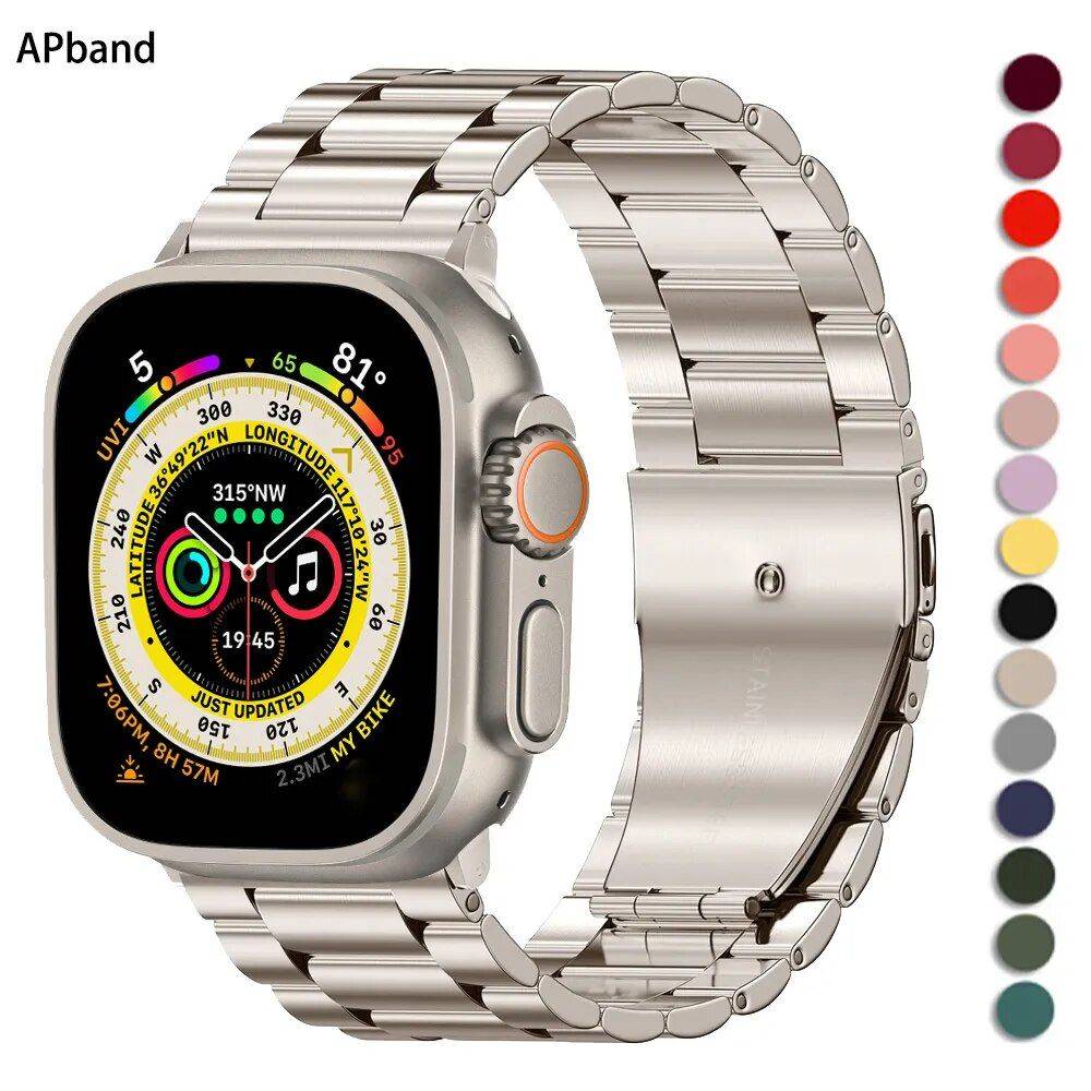 Stainless Steel Strap for Apple Watch Fashion Accessories Smartwatch Bands Ships From : China|United States Stainless Steel Strap for Apple Watch Fashion Accessories Smartwatch Bands Ships From : China|United States