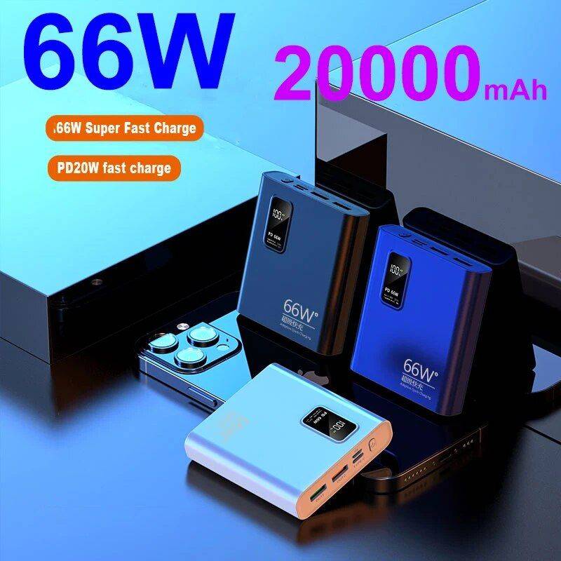 Super Fast Charging 20000mAh Power Bank with Digital Display Electronics Power Banks Color : White for iPhone|Black|Blue Super Fast Charging 20000mAh Power Bank with Digital Display Electronics Power Banks Color : White for iPhone|Black|Blue