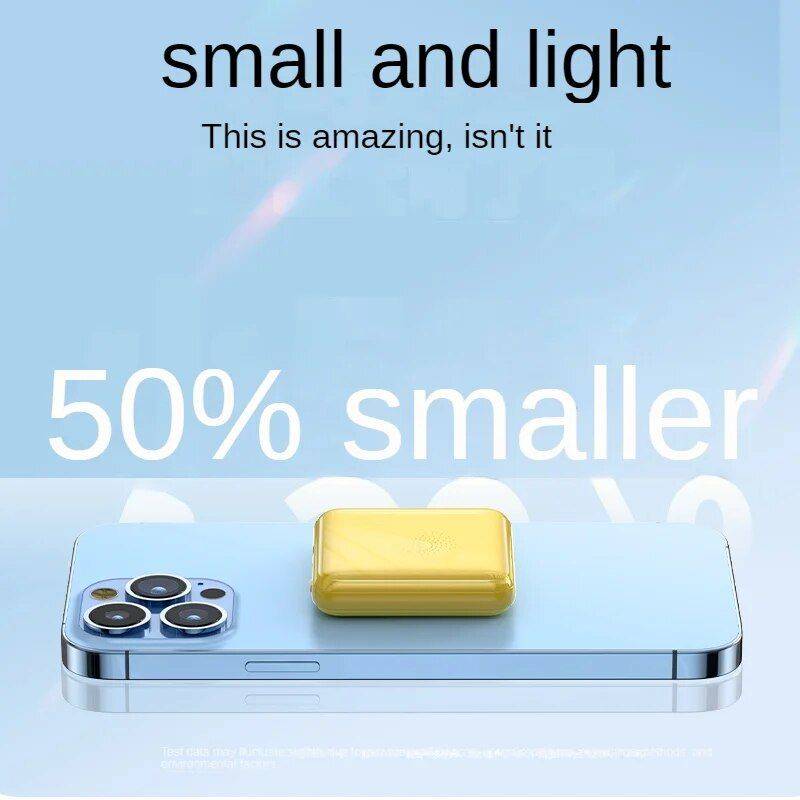 Ultra-Compact 20000mAh Wireless Power Bank with PD Fast Charge & LED Display Electronics Power Banks Color : White|Black|Green|Yellow Ultra-Compact 20000mAh Wireless Power Bank with PD Fast Charge & LED Display Electronics Power Banks Color : White|Black|Green|Yellow