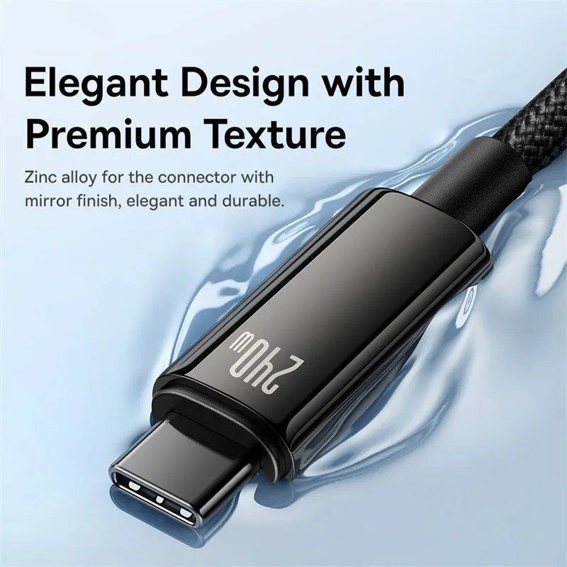 Ultra-Fast 240W Type-C to Type-C Charging Cable for iPhone 15 & MacBook Charging Cables Electronics Color : Black Ultra-Fast 240W Type-C to Type-C Charging Cable for iPhone 15 & MacBook Charging Cables Electronics Color : Black