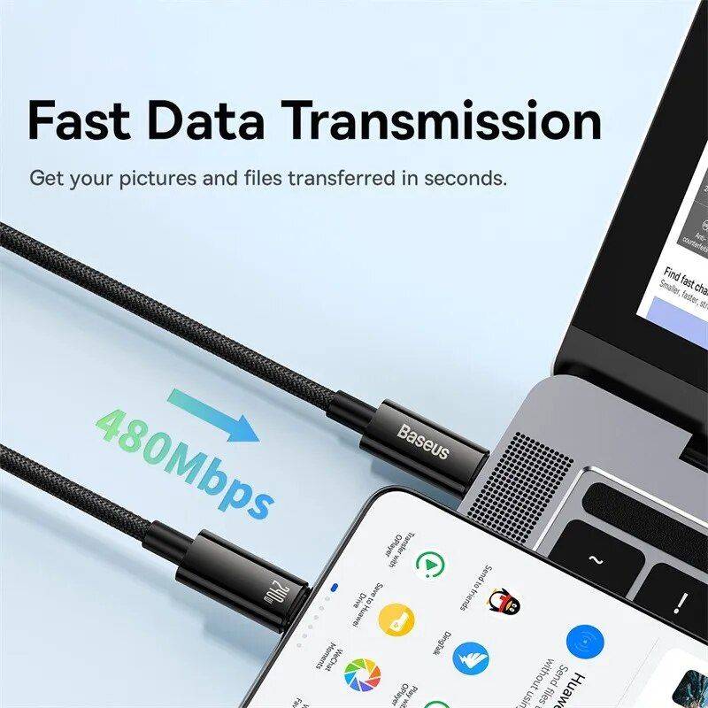 Ultra-Fast 240W Type-C to Type-C Charging Cable for iPhone 15 & MacBook Charging Cables Electronics Color : Black Ultra-Fast 240W Type-C to Type-C Charging Cable for iPhone 15 & MacBook Charging Cables Electronics Color : Black