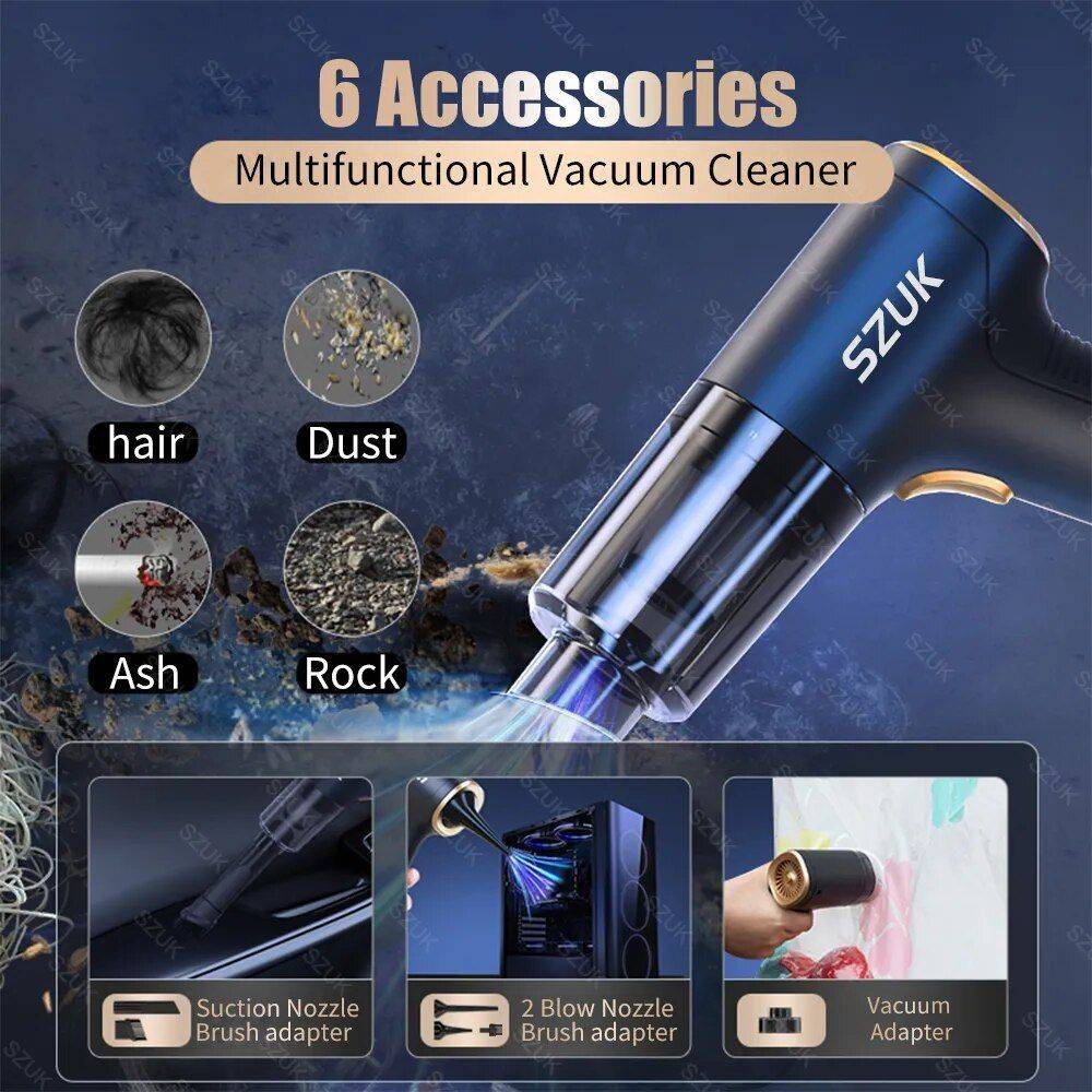 Vacuum Cleaner Strong Suction Auto Accessories Color : Basic 4hapa bag Vacuum Cleaner Strong Suction Auto Accessories Color : Basic 4hapa bag