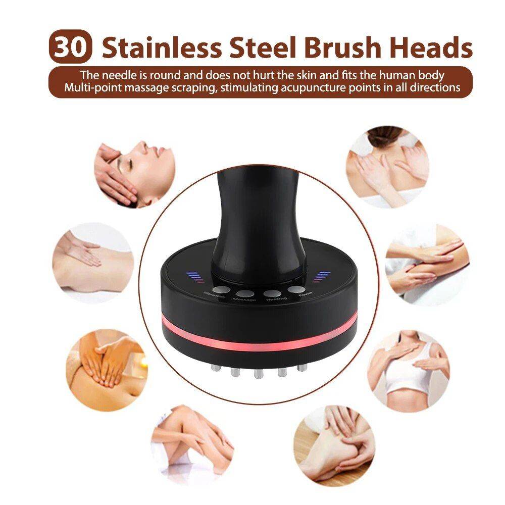 Vibrating Gua Sha Body Massager with Hot Compress & Microcurrent Beauty Gadgets New Arrivals Type : 220V EU Plug|220V AU Plug|220V UK Plug|110V US Plug Vibrating Gua Sha Body Massager with Hot Compress & Microcurrent Beauty Gadgets New Arrivals Type : 220V EU Plug|220V AU Plug|220V UK Plug|110V US Plug