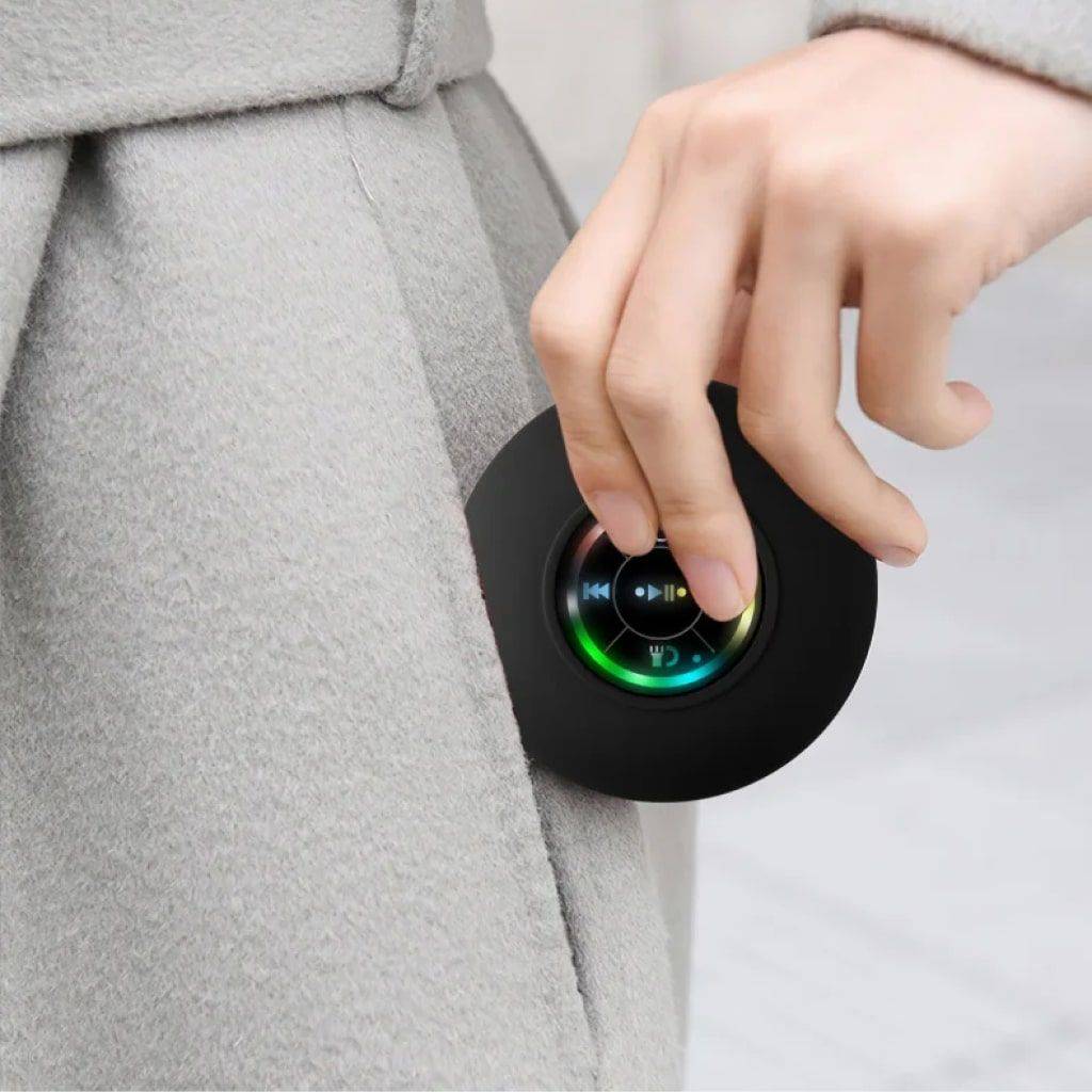 Waterproof Bluetooth Shower Speaker with LED Lights & 3D Surround Sound Bluetooth Speakers Electronics Color : Black Waterproof Bluetooth Shower Speaker with LED Lights & 3D Surround Sound Bluetooth Speakers Electronics Color : Black