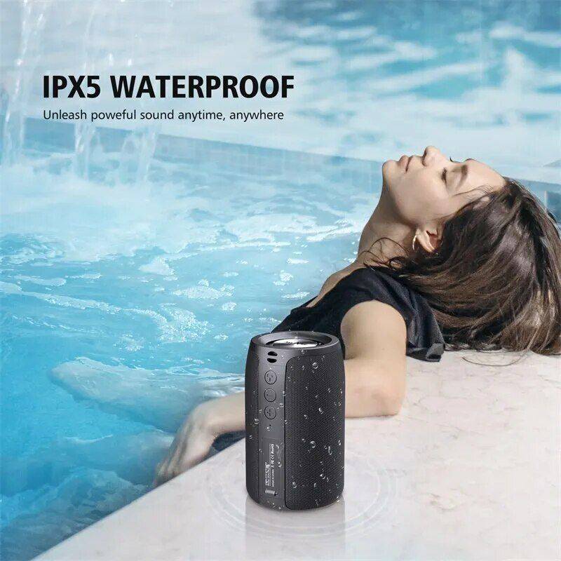 Wireless Waterproof Stereo Speaker Bluetooth Speakers Electronics Color : Black Wireless Waterproof Stereo Speaker Bluetooth Speakers Electronics Color : Black