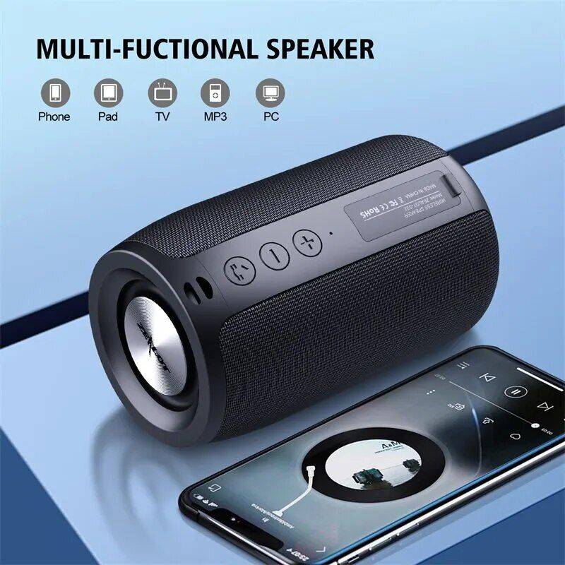 Wireless Waterproof Stereo Speaker Bluetooth Speakers Electronics Color : Black Wireless Waterproof Stereo Speaker Bluetooth Speakers Electronics Color : Black