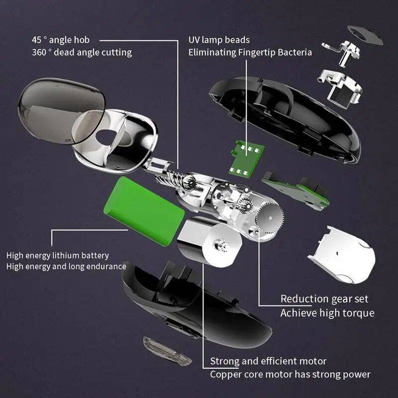 Electric Nail Grinder with UV Lamp, LED Light & Smart Display Beauty Gadgets Color : White|Black|Purple|Red Electric Nail Grinder with UV Lamp, LED Light & Smart Display Beauty Gadgets Color : White|Black|Purple|Red