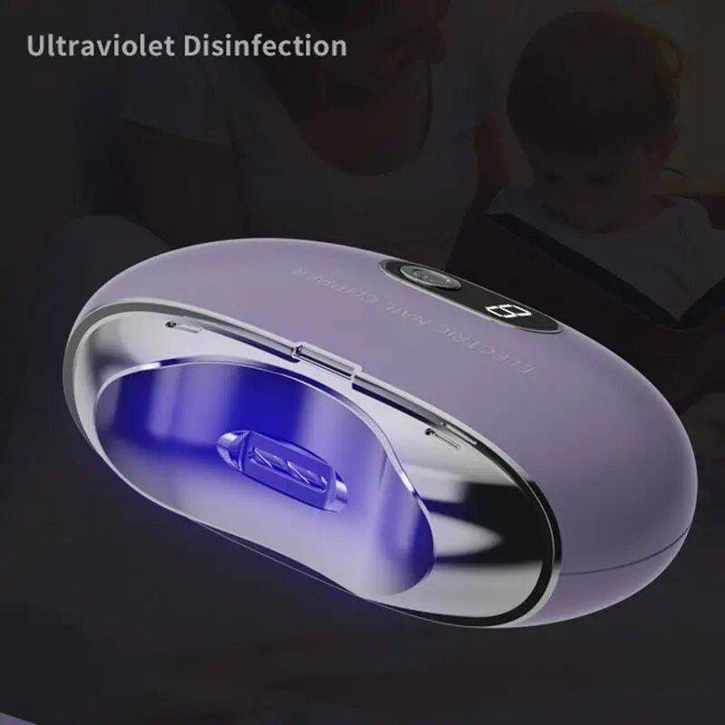 Electric Nail Grinder with UV Lamp, LED Light & Smart Display Beauty Gadgets Color : White|Black|Purple|Red Electric Nail Grinder with UV Lamp, LED Light & Smart Display Beauty Gadgets Color : White|Black|Purple|Red