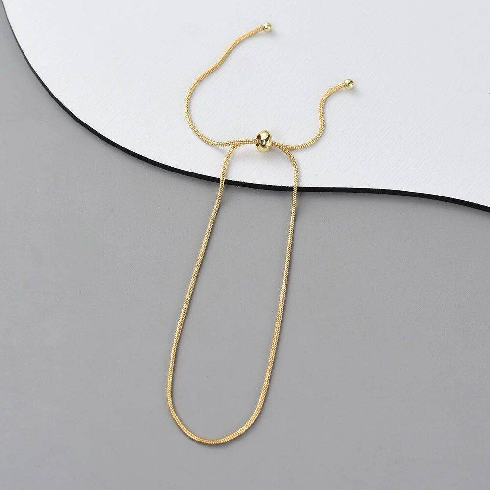 Gold and Silver Color Adjustable Snake Chain Anklet Fashion Accessories Jewelry Color : Gold Gold and Silver Color Adjustable Snake Chain Anklet Fashion Accessories Jewelry Color : Gold
