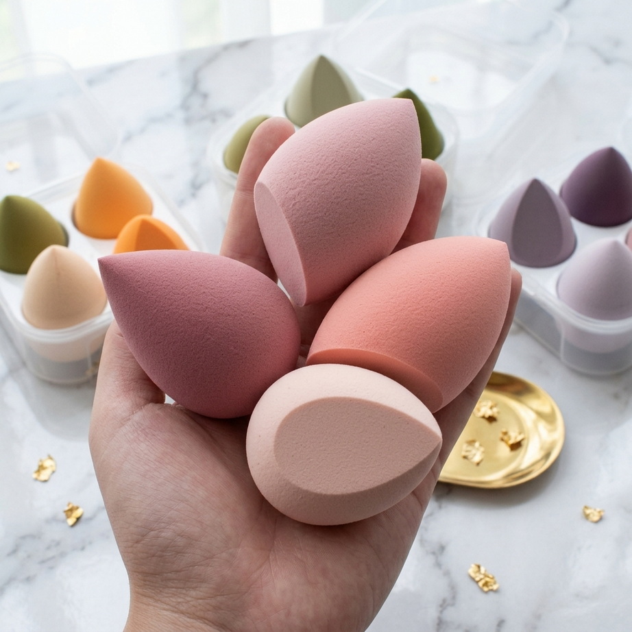 4-Piece Beauty Egg Makeup Blender Set 003