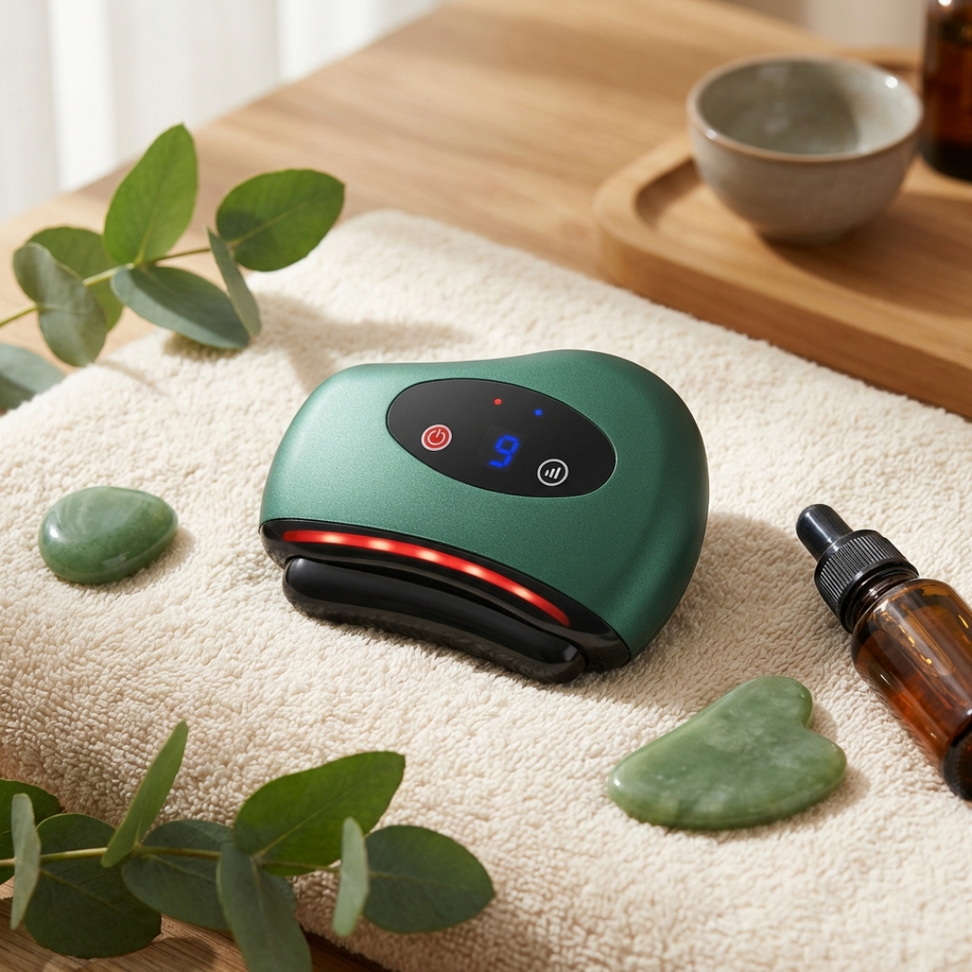 Electric Gua Sha Facial Massager Body Massage Model : 9 Gear Green|12 Gear Green|9 Gear White|12 Gear White Electric Gua Sha Facial Massager Body Massage Model : 9 Gear Green|12 Gear Green|9 Gear White|12 Gear White