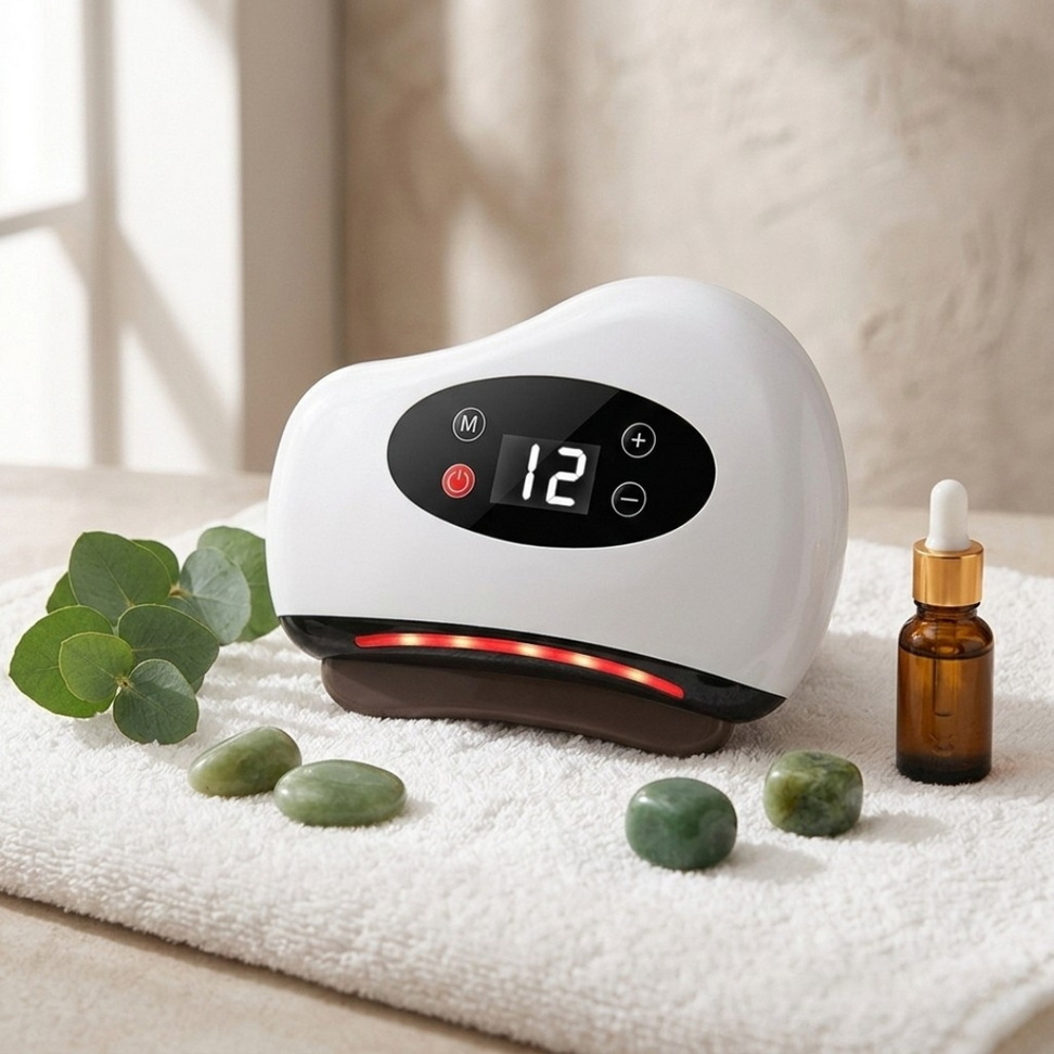 Electric Gua Sha Facial Massager Body Massage Model : 9 Gear Green|12 Gear Green|9 Gear White|12 Gear White Electric Gua Sha Facial Massager Body Massage Model : 9 Gear Green|12 Gear Green|9 Gear White|12 Gear White