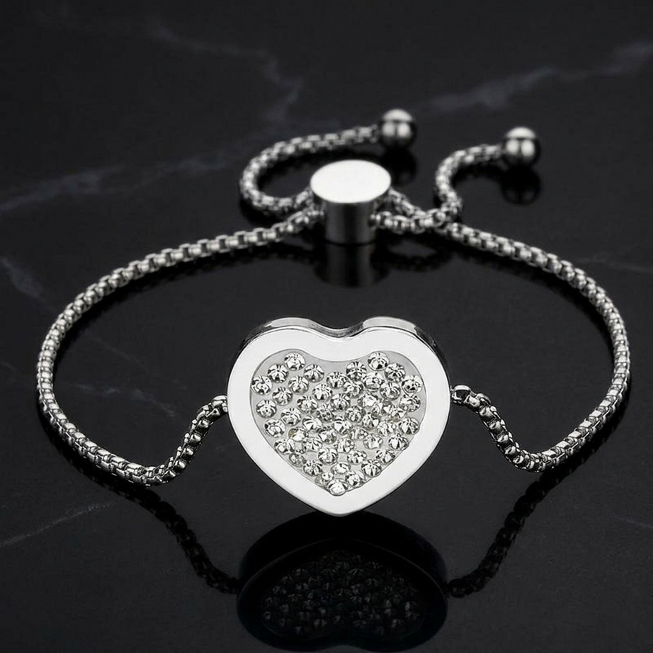 Adjustable Heart Bracelet 003