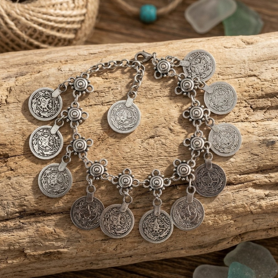 Bohemian Tassel Anklet 002
