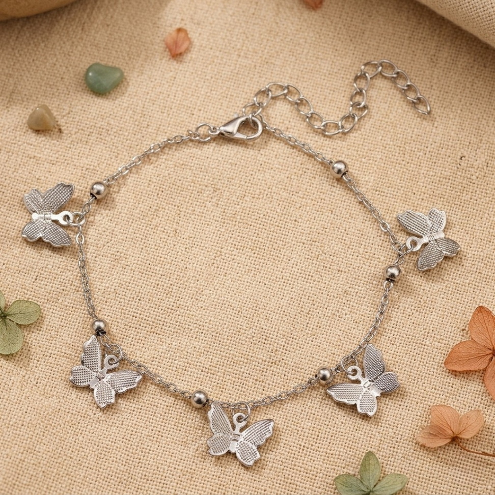 Boho Butterfly Anklet 011