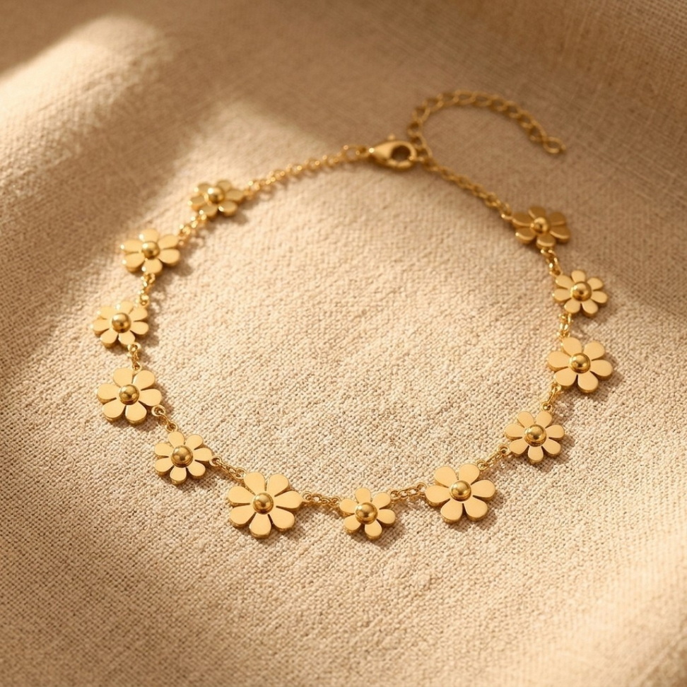 Daisy Chain Anklet – 002