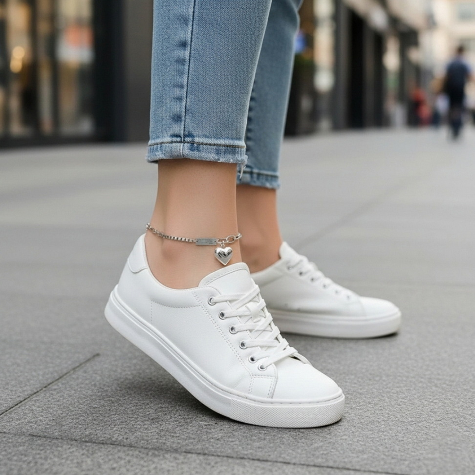 Love Heart Anklet & Bracelet Anklets Color : Silver Love Heart Anklet & Bracelet Anklets Color : Silver