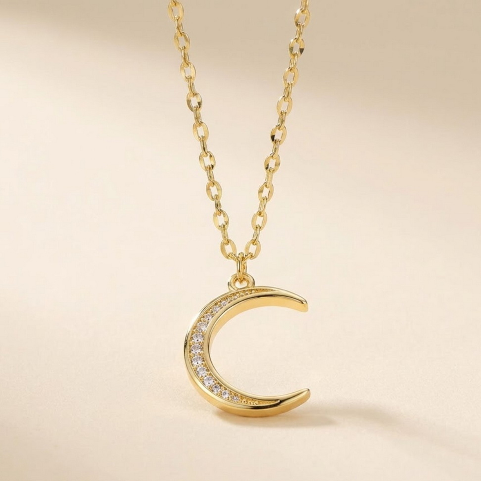 Sterling Silver Moon Anklet Anklets Color : Gold Sterling Silver Moon Anklet Anklets Color : Gold