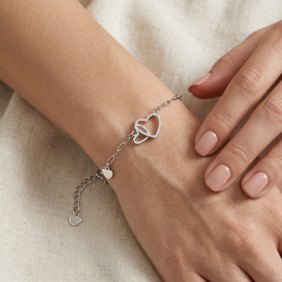 Double Heart Bracelet 006