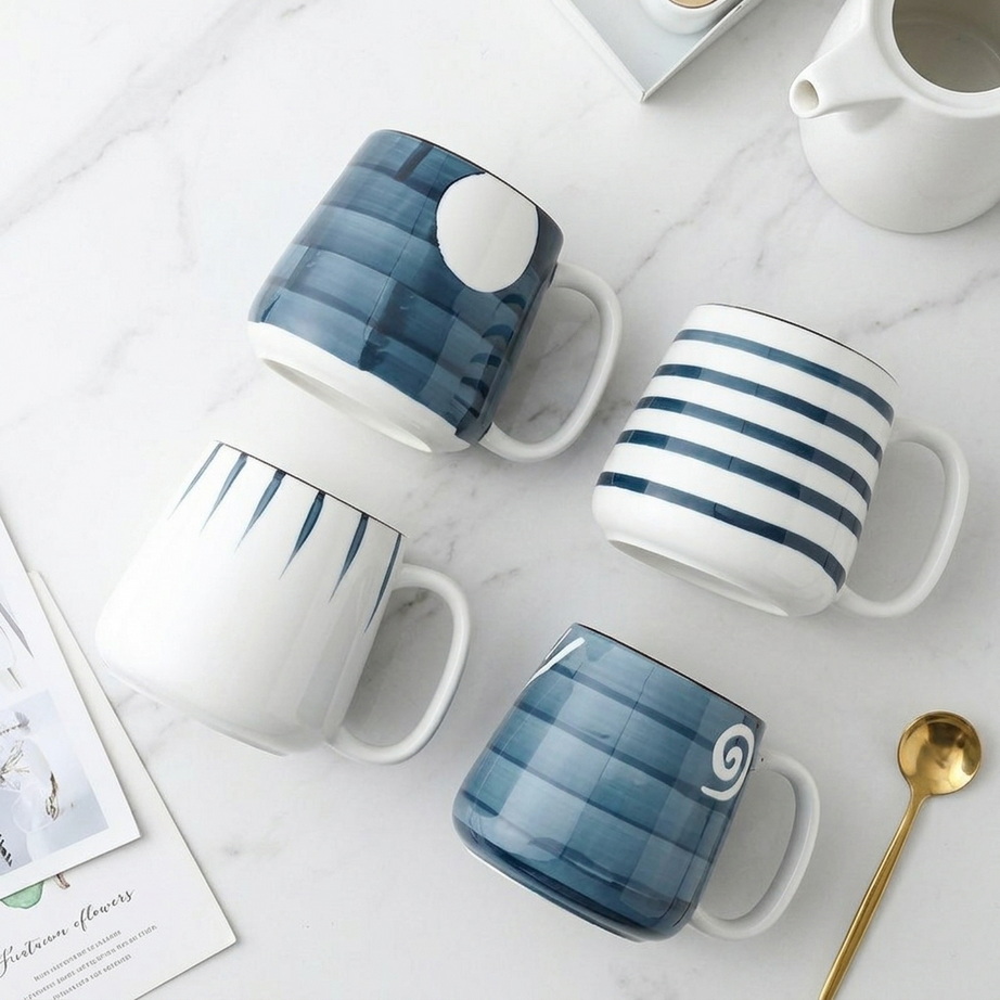 Hand-Painted Japanese Ceramic Mug 004